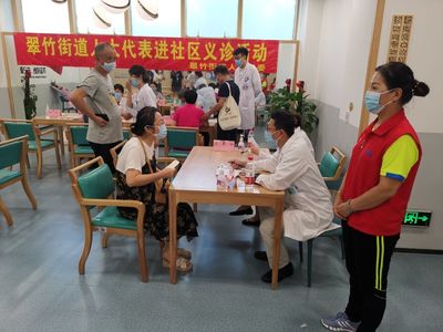 翠竹街道健康義診進社區 服務群眾暖人心